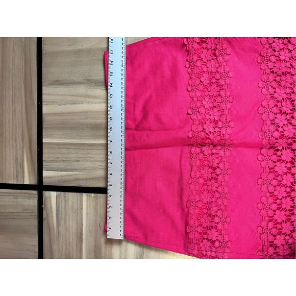J CREW Raspberry Colored Lacy Skirt - Picture 3 of 7